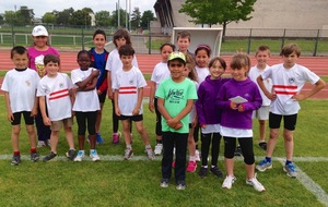 Triades Eveil athlétiques -  Poussins samedi 14 Juin 2014