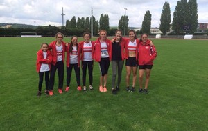 Challenge Equipe Athle 2017 Equipes benjamines et minimes filles le 02 Juillet à Mantes la Jolie