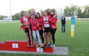 Finale LIFA Equipe Athlé nos minimes filles sur le podium (3 ème)