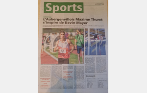 L'Aubergenvillois Maxime de Thuret s'inspire de Kevin Mayer