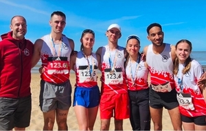 L'équipe C2A en forme aux Championnats de France d'Ekiden !