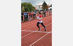 Eva en finale du 50 m