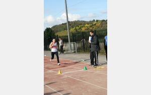 Clémentine  course d'élan au TS