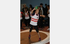 Emilie à son 1er jet