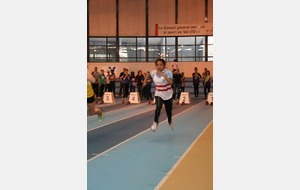 Mathilde en action sur 50 m plat