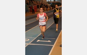 l'arrivée victorieuse de Clara sur 1000 m