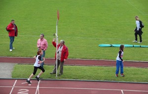 Camille sur 1000 m entame son dernier tour.