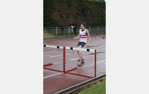 Victor à l'attaque de la première haie