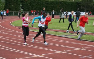 4 x 60  minimes filles dernier passage de relais entre Marine et Estelle