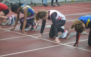 Loeiza au départ du 50 m