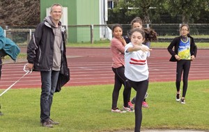 Lucie au lancer de poids