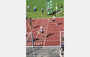 Kevin en série du 100 m