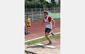 Aurélien en longueur un peu avant la planche