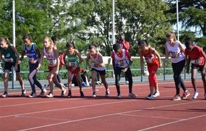 Clara au départ du 1000 m