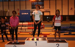 Le podium du triple saut