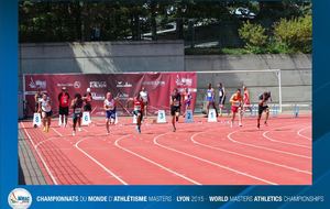 Série du 100m, David au couloir 8