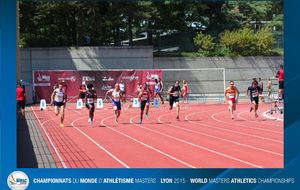 Série du 100m, David au couloir 8