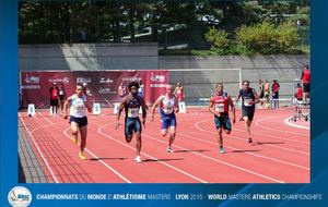 Série du 100m, David au couloir 8