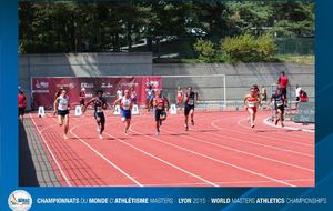 Série du 100m, David au couloir 8