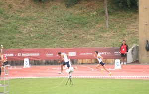 Finale du 200m, David au couloir 1