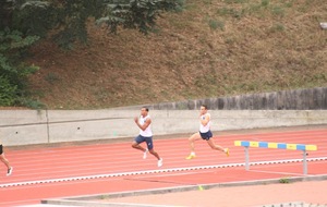 Finale du 200m, David au couloir 1