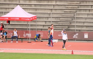 Finale du 200m, David au couloir 1