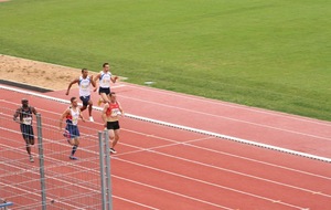 Finale du 200m, David au couloir 1