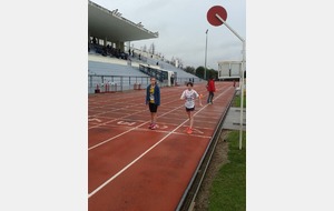 Laetitia au départ du 2000 m marche