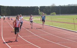 Laetitia départ du 4 x 60 m