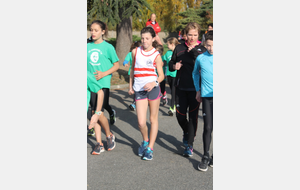 Laetitia au départ du 5 km