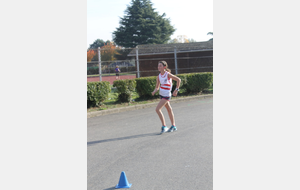 Laetitia en action sur le 5 km