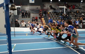 Noémie au départ du 1000 m