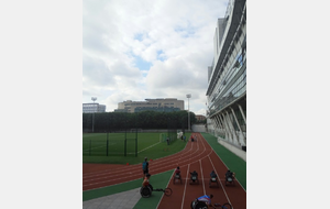 La piste d'échauffement