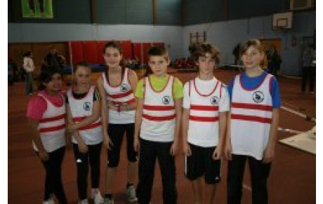 TRIATHLON Benjamins Minimes 1er Tour en salle 