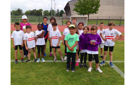 Triades Eveil athlétiques -  Poussins samedi 14 Juin 2014