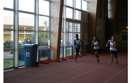 Triathlon benjamins et minimes 2 ème tour en salle à Versailles
