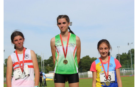 Laetitia GRARE vice championne LIFA sur 3000 m marche