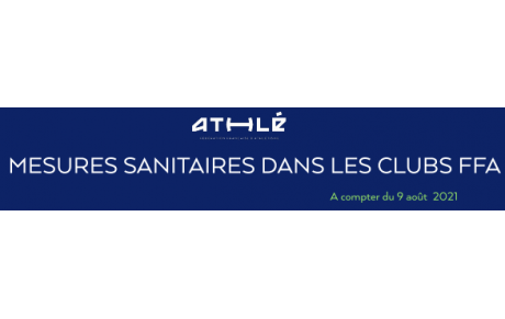 règle de reprise dans les clubs d'athlétisme