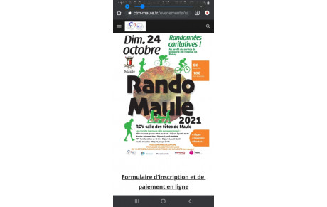 Rendez-vous Marche Nordique Dimanche 24 Octobre 