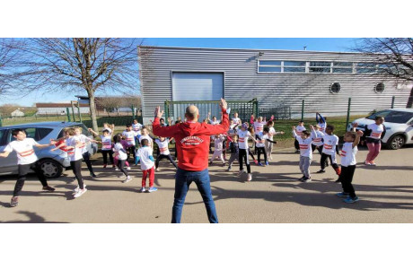 Compétition pour notre école d'athlétisme