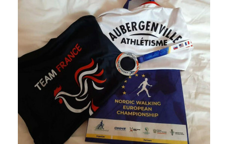 Deux Athlètes Féminines du Club Athlétique d'Aubergenville Rayonnent au Championnat d'Europe de Marche Nordique à Varsovie