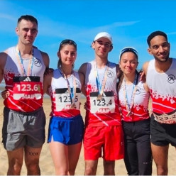 L'équipe C2A en forme aux Championnats de France d'Ekiden !